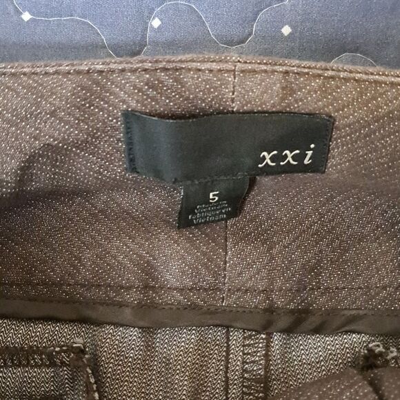 XXI brown trouser pants size 5 - Picture 3 of 7